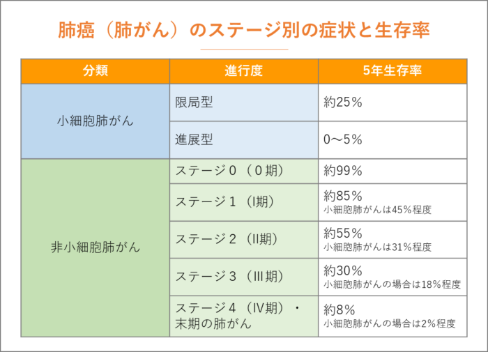 肺がんのステージ分類