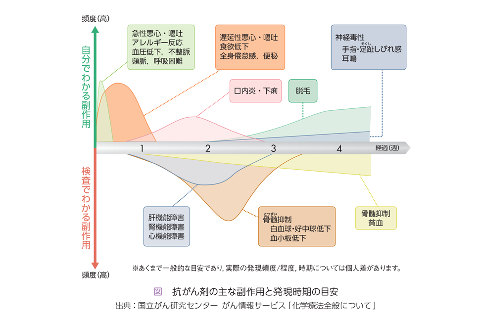 抗がん剤治療の副作用はいつ出るのか