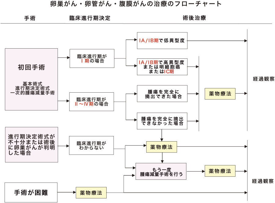 卵巣がんの治療