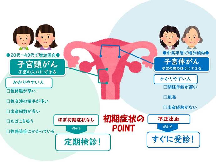 子宮体がんとは？子宮頸がんとの違いを解説